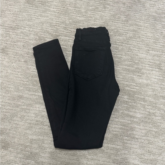 FRAME Women's Le High Skinny Black Jeans - Picture 9 of 10